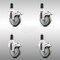 Service Caster 4 Inch 316SS Gray Poly Swivel 1-3/8 Inch Expanding Stem Caster Set Lock Brake SCC-SS316TTLEX20S414-PPUB-138-4 - alternate 4